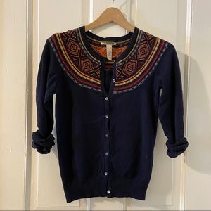 Lucky Brand Beaded Cardigan